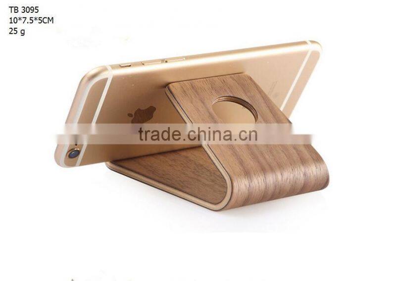 Set of 4 Modern nordic desk organizer office accessories wood mobile phone stand