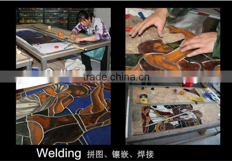 stained glass animal wall hanging for Autumn