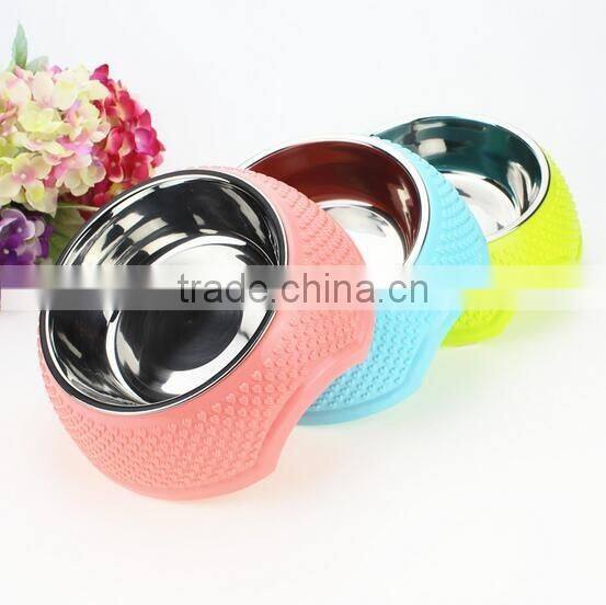 hot selling non slip stainless steel bowl pet