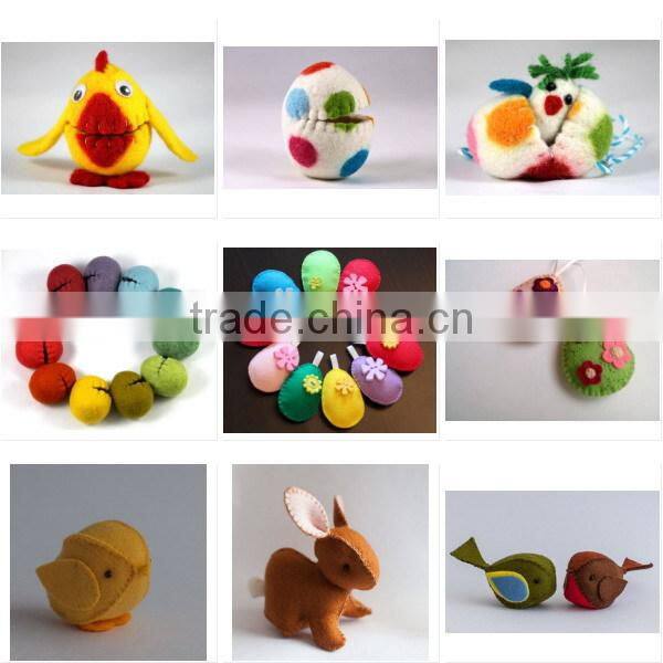 2017 new products hot promotional item handmade fabric kid craft home ornament wholesale alibaba gifts felt decorative grey wolf