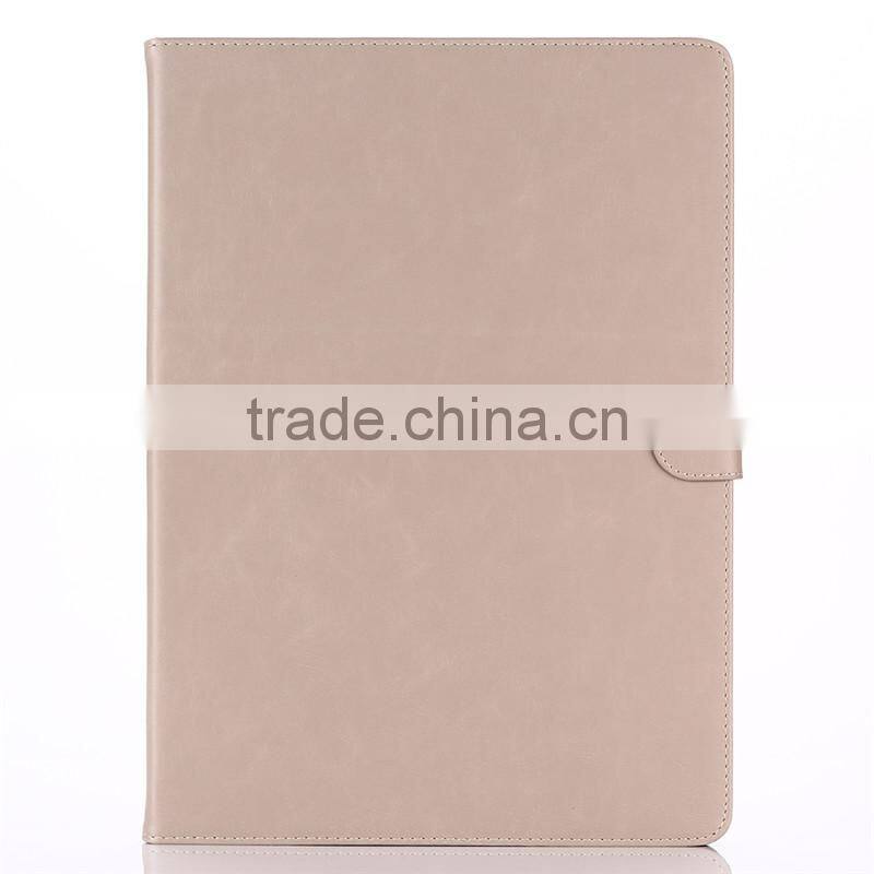 High quality crazy-horse PU card bumper/pocket cell phone case for Ipad PRO