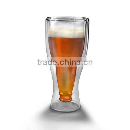 2014 world cup glass cup double wall glass cup