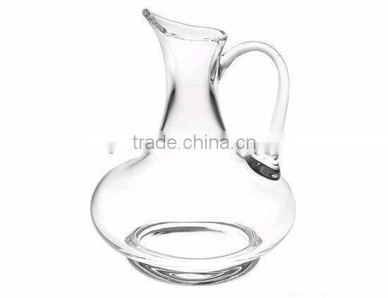 oblique mouth glass decanter