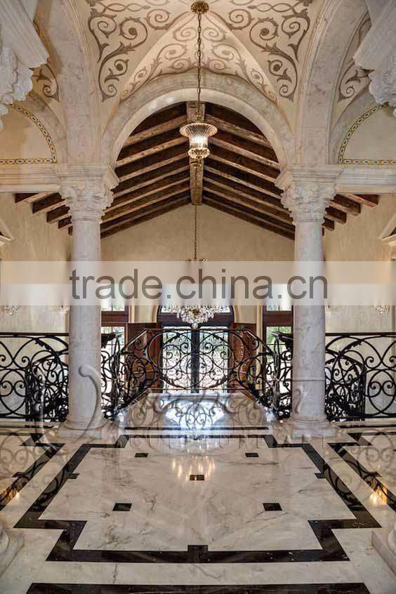 New design high quality home decor building support marble columns