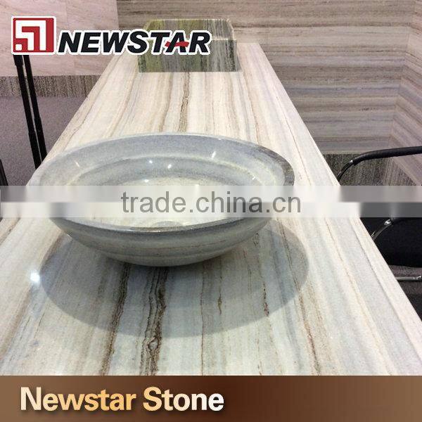 Newstar Silver Dragon Black Marble for Luxury Commercial Bathroom Vanity Top