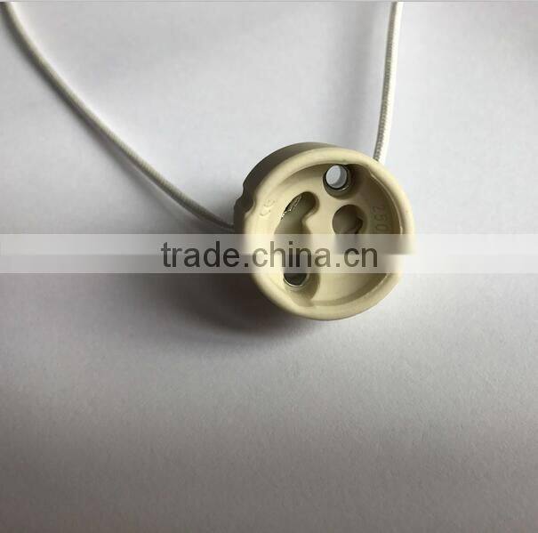 plastic rear cover porcelain GU10 lamp holder