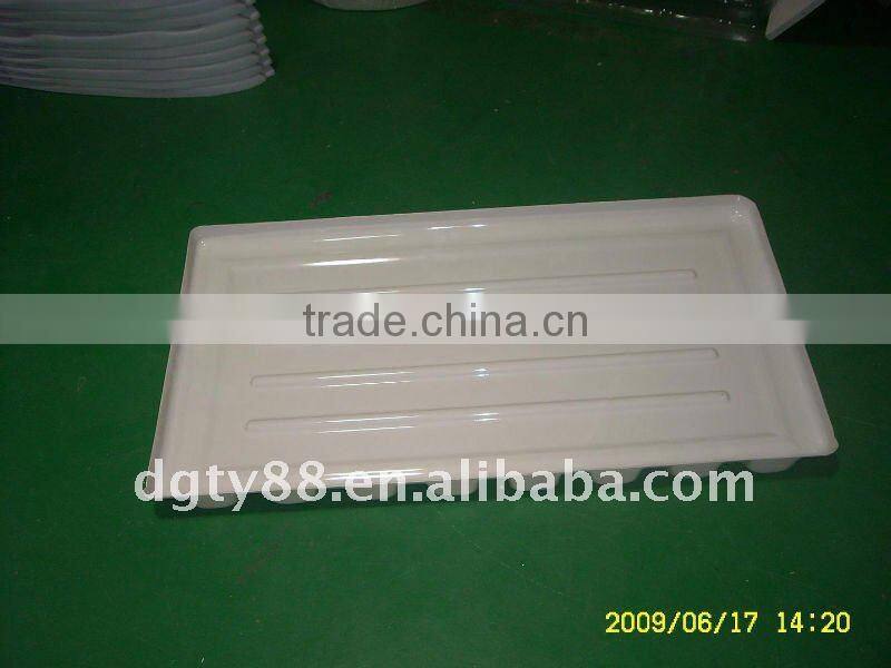 accept custom divider vacuum forming thick blister large plastic tray
