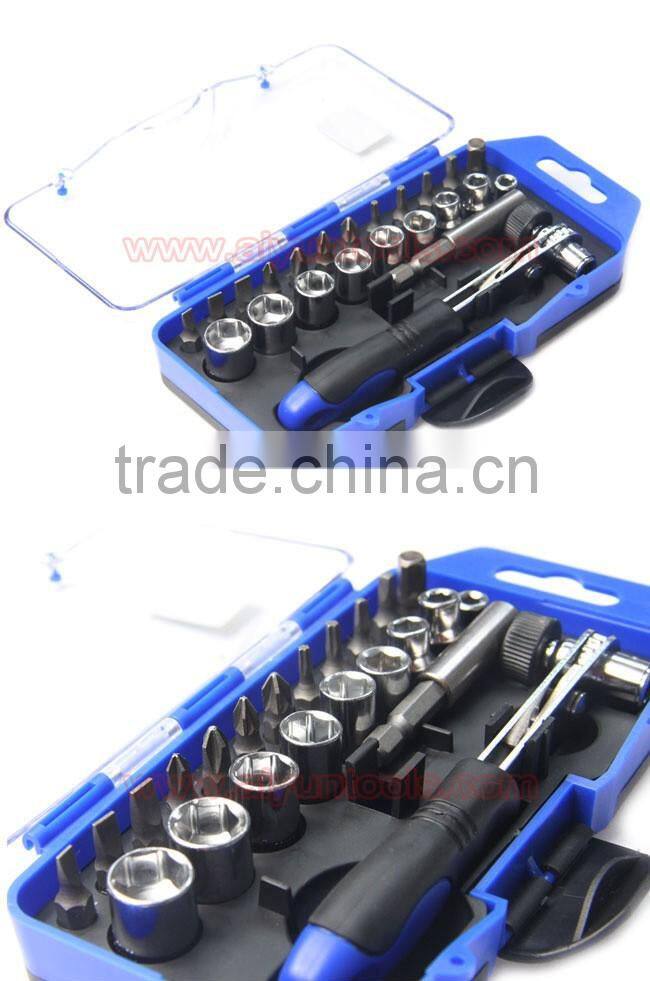 23pcs screwdriver bits set socket ratchet tools driver sets