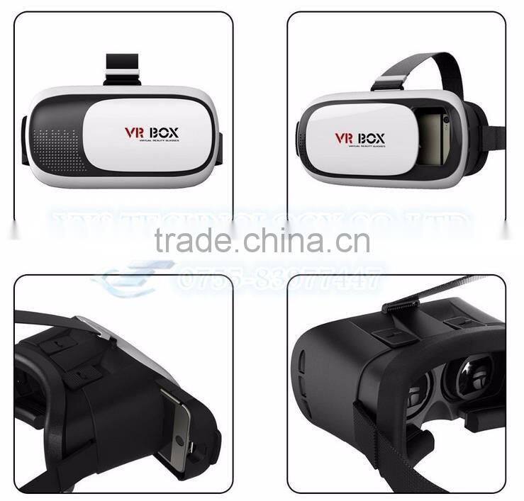 3D VR Box Headset for 3D Video Watching / Virtual Reality Glasses 4.5 - 6 inch with Controller Available