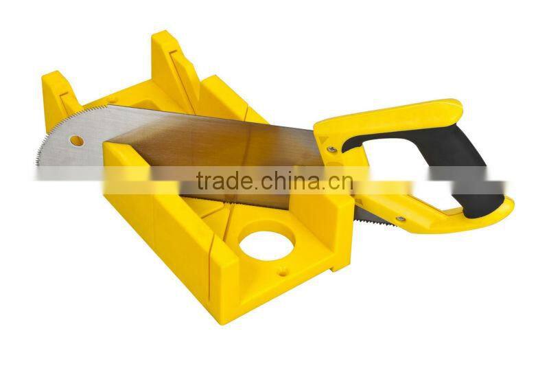 type mitre box with back saw
