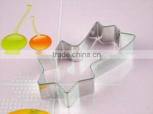 plastic Christmas Cookie Cutter/6pcs eco-friendly color cookie cutter