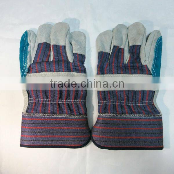 Reinforced Cow Split Working Leather Gloves
