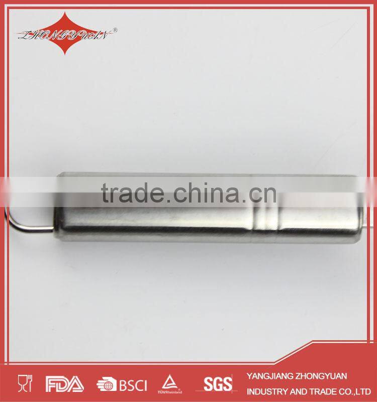 10" full stainless steel whisk manual rotary wire egg beater