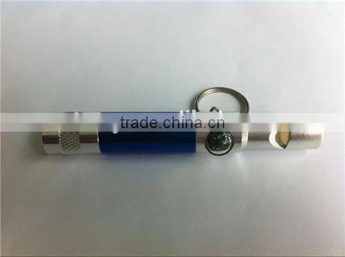 Hot selling LED torch with whistle and compass