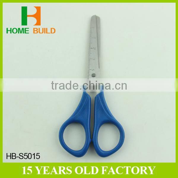 Factory price HB-S5015 5" student scissors Graduated blade student wholesale scissors