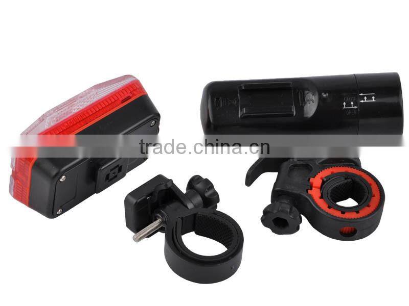 WildWolf YT-M18-8 13LED 3W White Bicycle Rear Light and Bicycle head light,Bike Bicycle Light Kit