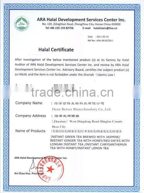 FDA Approved health intestine ginger tea