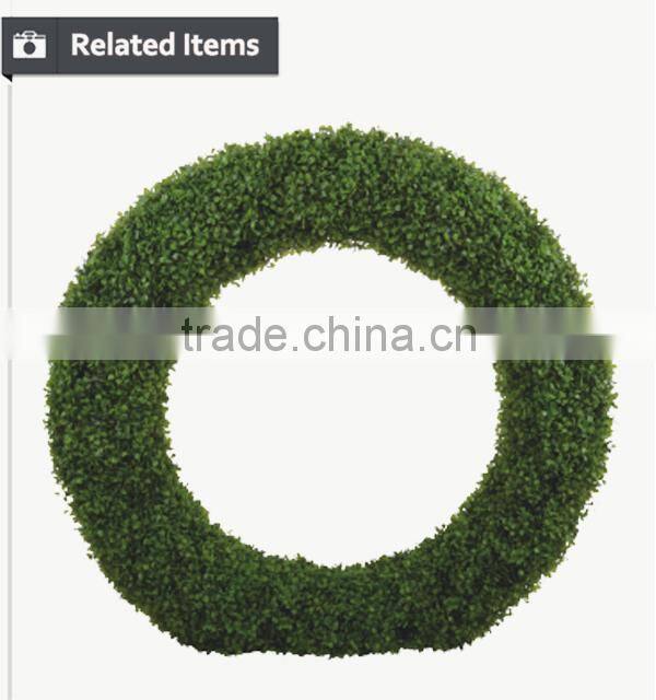 Topiary figure ornaments milan leaves landscape grass ball