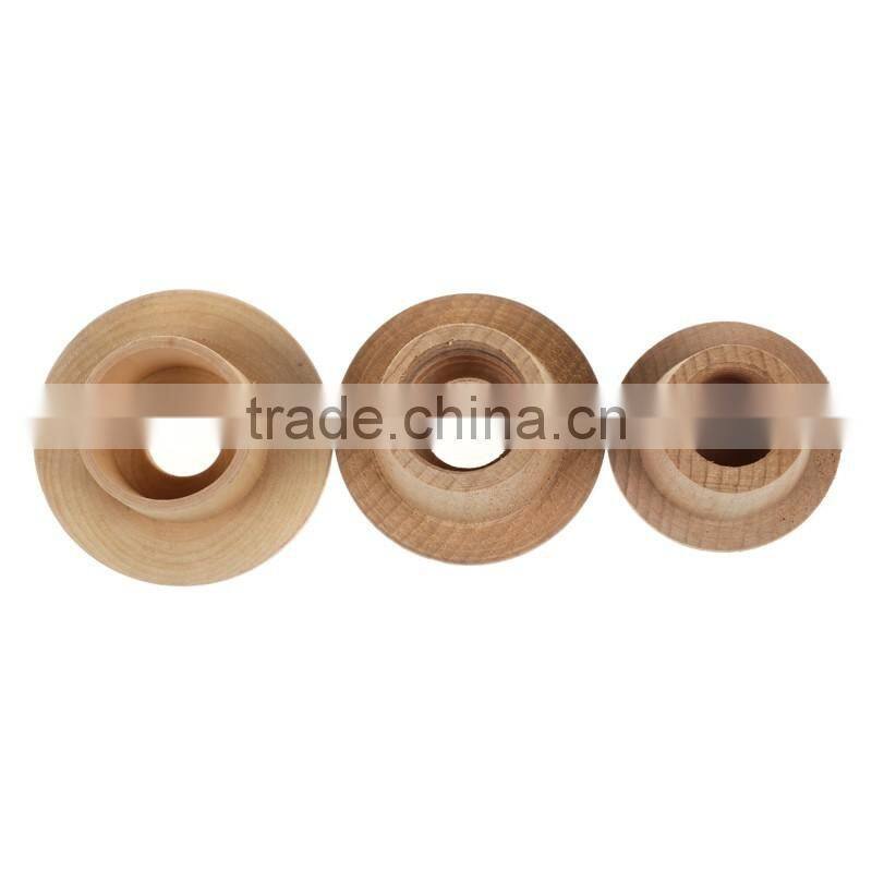 Korea style perfume wooden cap like a hat for aroma glass bottle