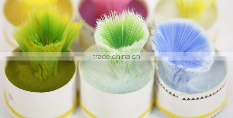 Two layer and Gemini filament for toothbrush making, dyed color PBT double tapered Bristle