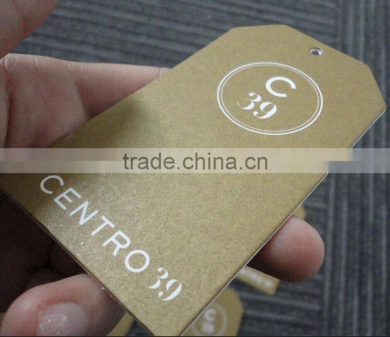 2016 high quality custom offset printing jeans Hang Tags