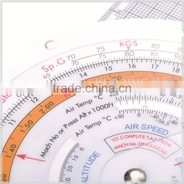Kearing OEM Plastic E6B Plotter 25.0cmX11.4cm for pilot training # KCRP-5