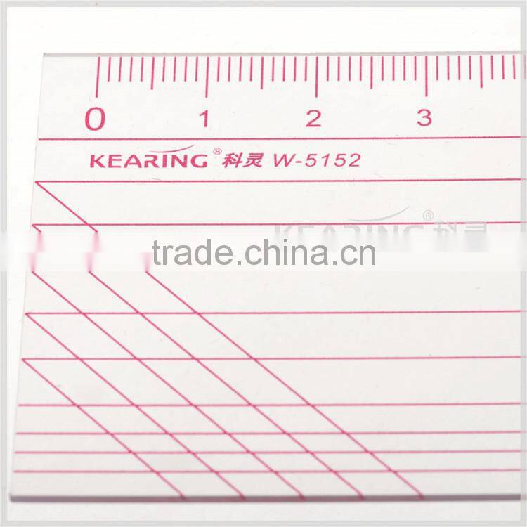 Kearing Chinese Manufacture 5 * 50*0.12cm Metric patchwork handicraft quilting ruler for Fashion Design# W5152