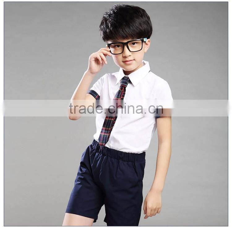 Skirt And Shirt With Short Pants School Uniform Shirts 100% Cotton