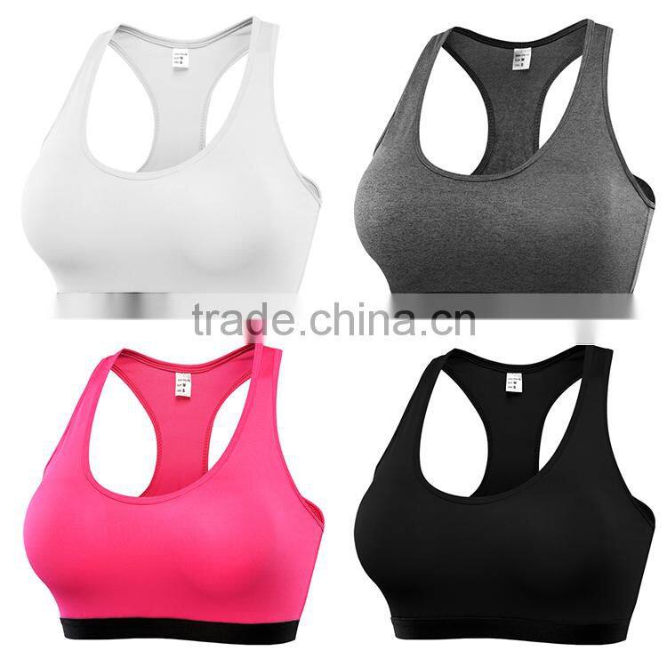 Trendy style women design your own hot sex fitness ladies sports bra