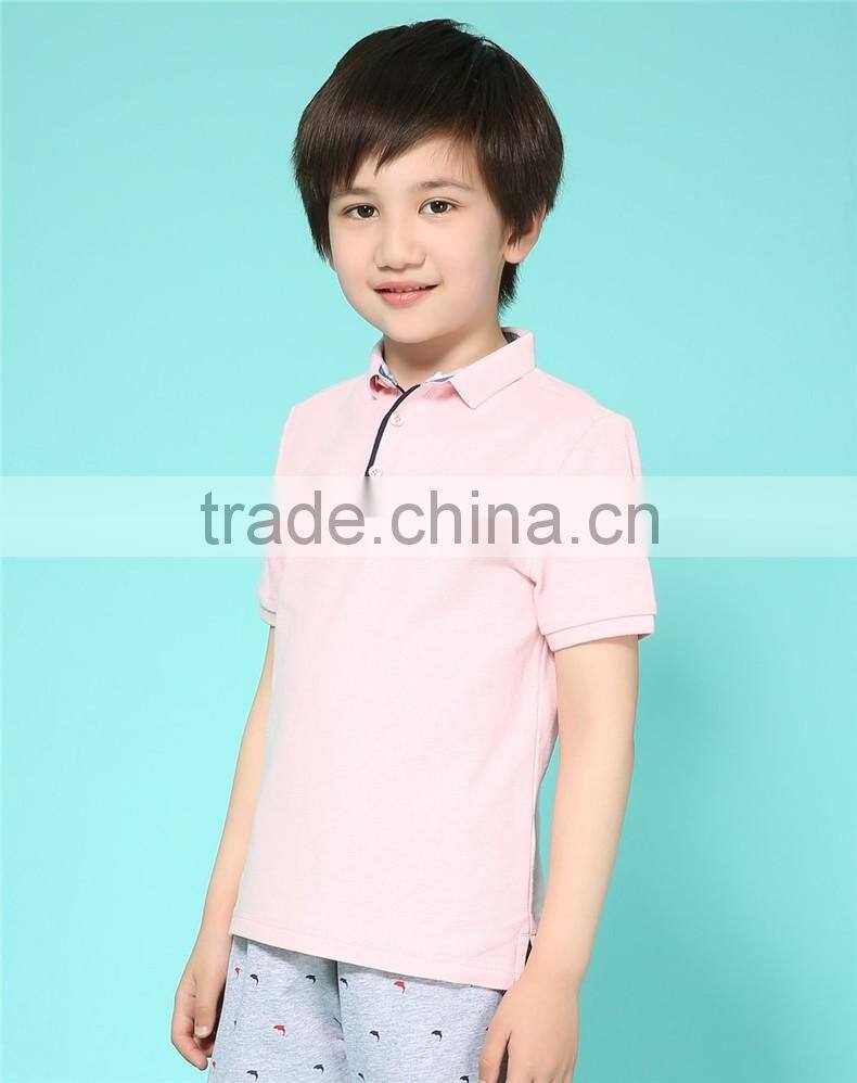 fashion new 2016 boys T shirts white casual boys t shirt /polo t shirts kids brand with short sleeve
