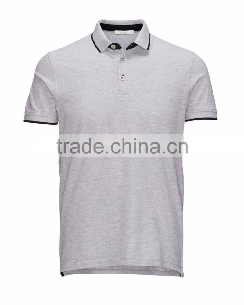 100% cotton men polo shirt custom, plain polo t-shirt cheap wholesale