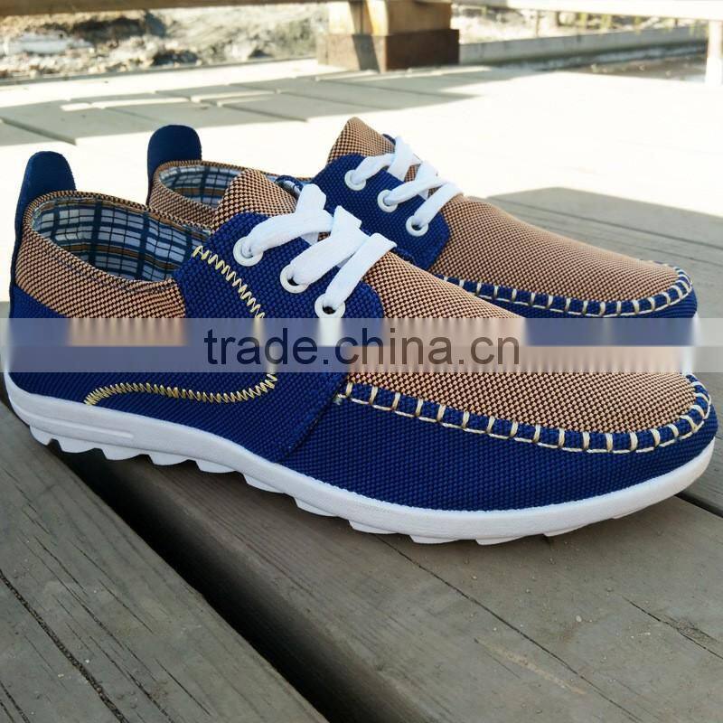 Slip on style china canvas shoe flat school shoes fashion man trainers shoes 2017