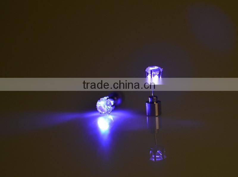 Wholesale Crystal Lighting LED Ear Stud new ear nail