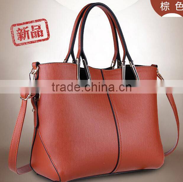 2015 hot design ladies leather handbags