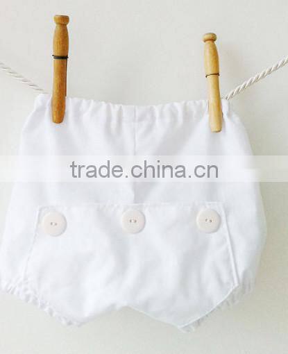 Baby kids pure color shorts bloomer diaper cover wholesale