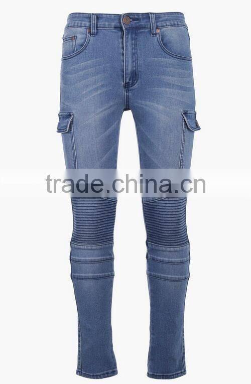 New In Skinny Jeans Quality Biker Denim Jeans With Pocket Design