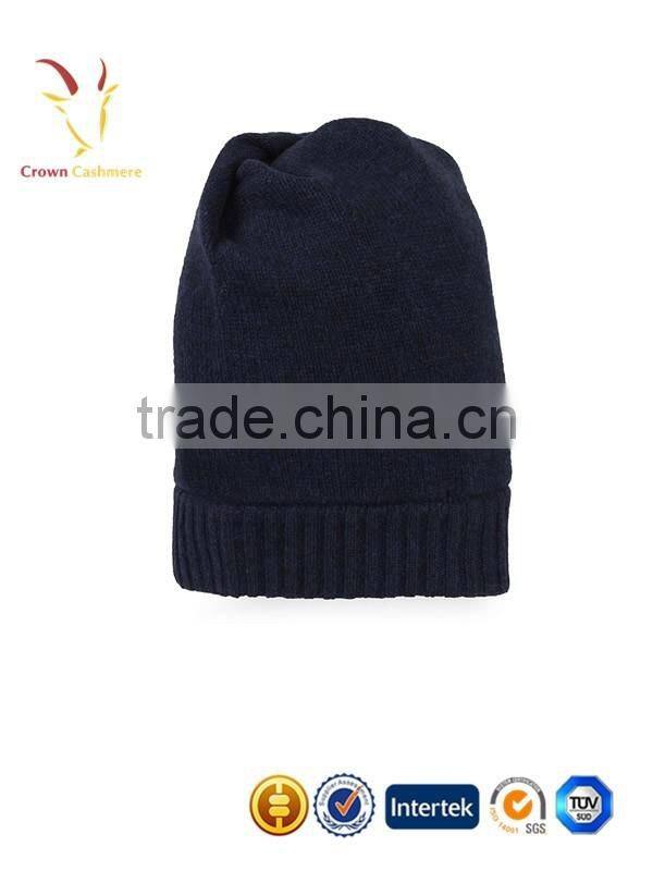 Custom Logo Folding Winter Wool Hats