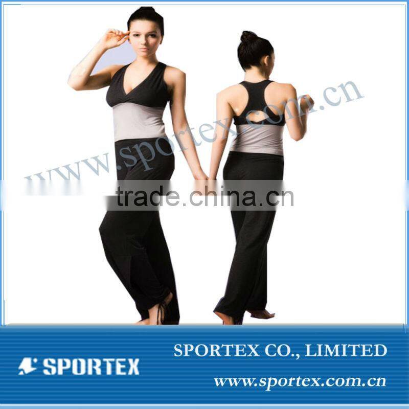 2013 ladies OEM yoga wear/ladies fitness wear/long & loose yoga suits