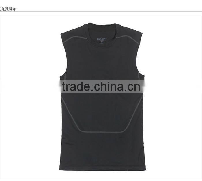 custom made design mens compression tight t-shirt,body fitting garments