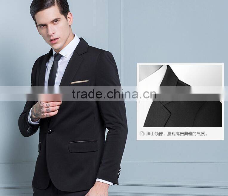 Factory discount cheap 2 piece coat pant men suit bespoke business suit wholesale