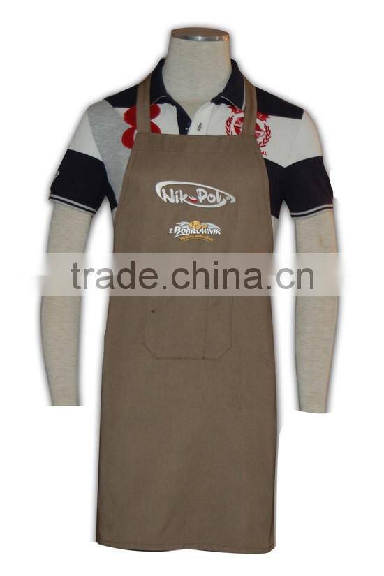 Wholesale Promotional Factory Price customized Polyester Mixed cheap custom embroidered aprons
