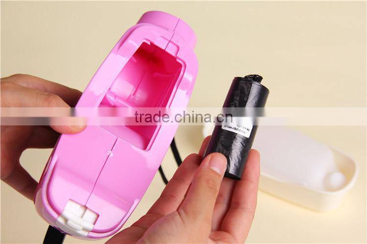 R1957H Hands Free Nylon Dog Leash Dog Lead Dog Jogging Leash With Waste Bag Collector