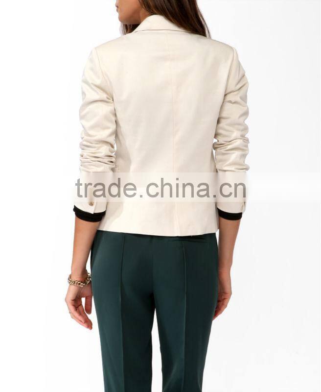 Longline Double-Breasted Blazer