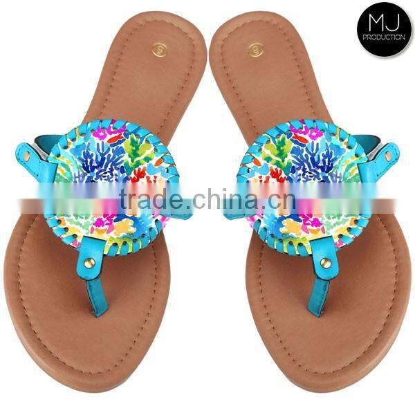 Stocked wholesale monogram sandals