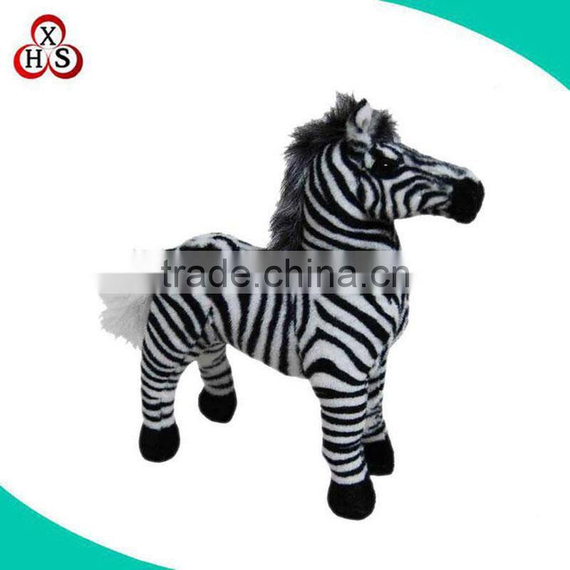 Customized zebra keychain plush animal keychain wholesale