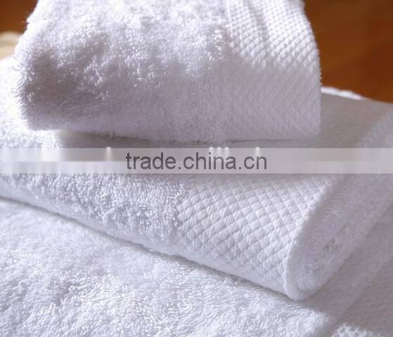 High quality dobby border hotel towels