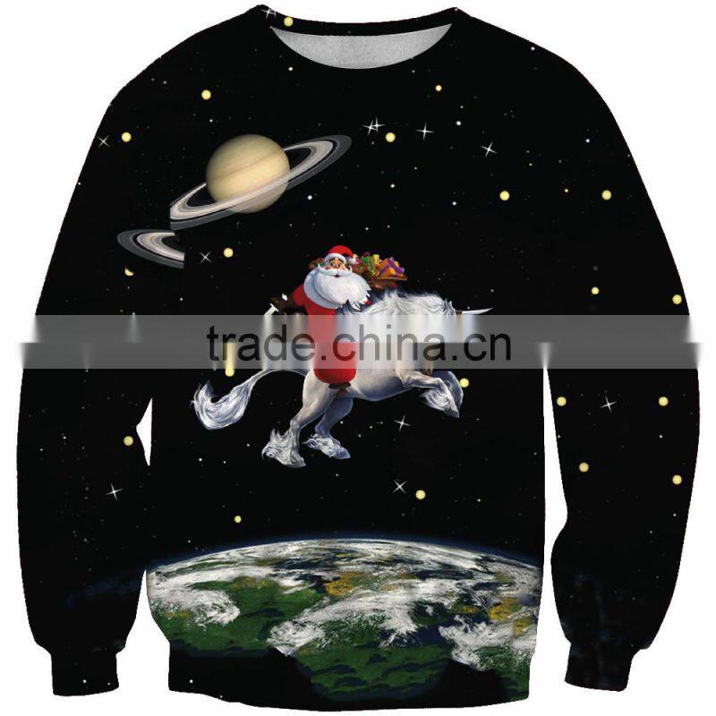 deer snowmen Christmas unisex 3D printed sweatshirts/blue na plus size 3d fashioable Christmas printed hoodies without hood