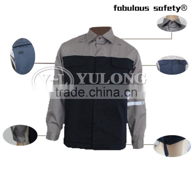 Fabric and garment factory OEM service Men's 100% cotton worker jacket