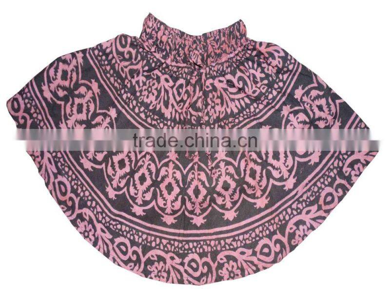 Indian Cotton Young Girls Mini Skirt