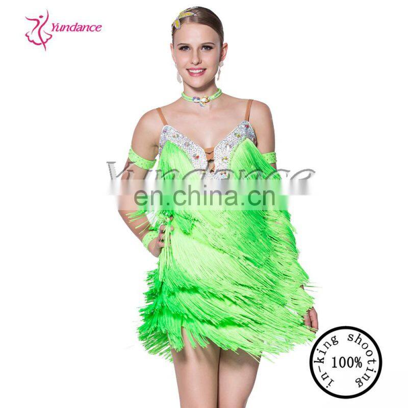 2016 Hot Latin Bar Fashion Latin Dance Dress L-14125